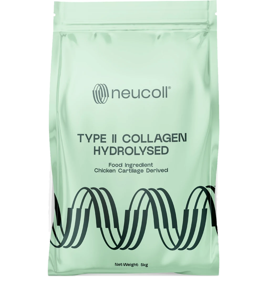 NeuColl hydrolyzed Collagen Type II front pouch presentation